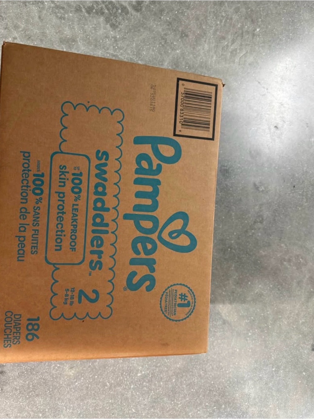 Pampers Swaddlers Size 2 Diapers - Teal Print